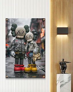 ����� ������ ������ ������ ������� "the couple "KAWS