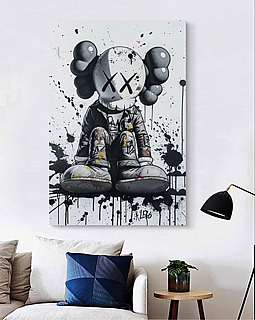 ����� ���� ������ ������ ������� "Sitting "KAWS 
